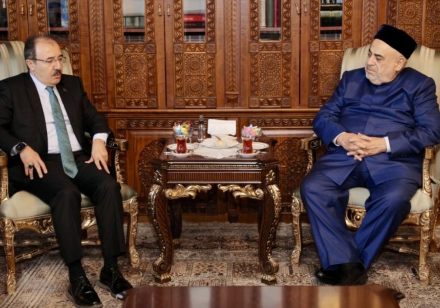 qafqaz müsəlmanları idarəsində türkiyə və iraq səfirləri ilə görüş keçirilib
