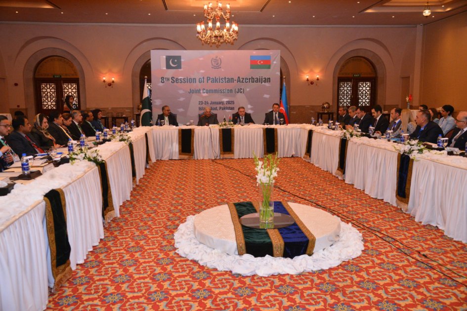 azərbaycan-pakistan hökumətlərarası birgə komissiyasının viii iclasının yekununa dair protokol imzalanıb
