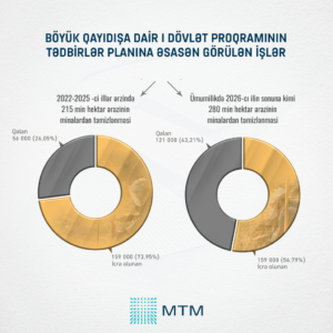 son 4 ildə bu qədər ərazi minadan təmizlənib