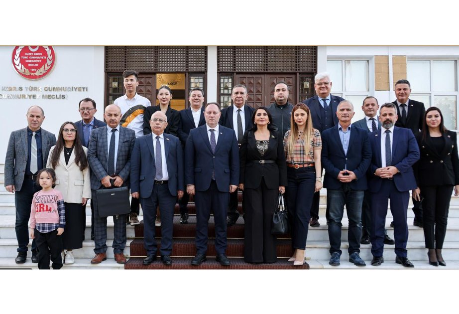 şimali kipr türk cümhuriyyəti məclisinin sədri azərbaycanlı deputatları qəbul edib