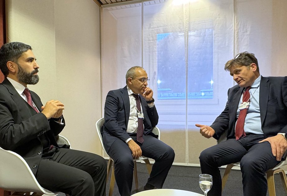 prezident ilham əliyevin dünya iqtisadi forumunda iştirakı çərçivəsində iqtisadiyyat nazirliyi bir sıra görüşlər keçirib