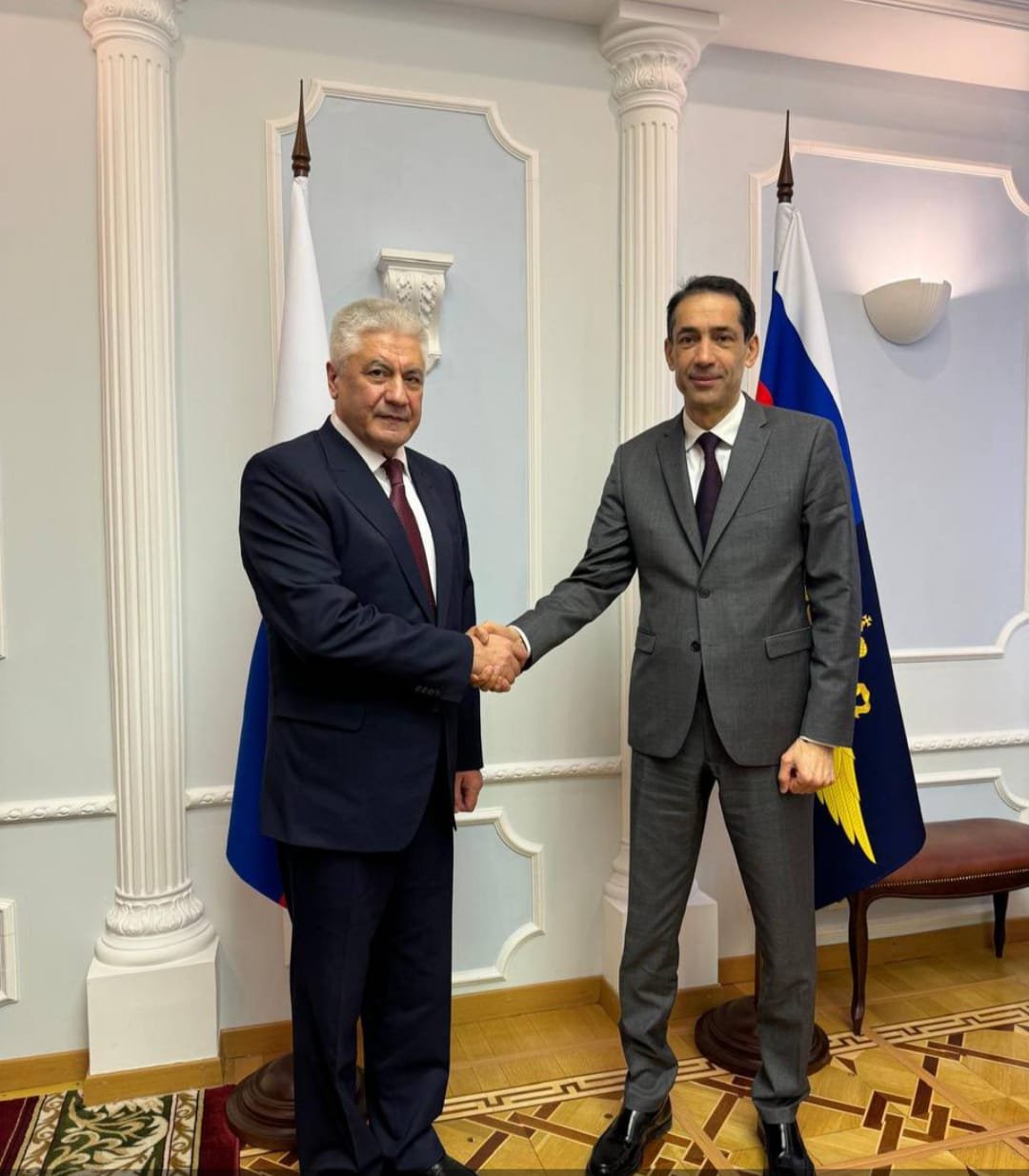 azərbaycan respublikasının rusiya federasiyasında fövqəladə və səlahiyyətli səfiri, diplomat  rəhman mustafayev  rusiya federasiyasının daxili işlər naziri vladimir kolokolcev ilə görüşüb.