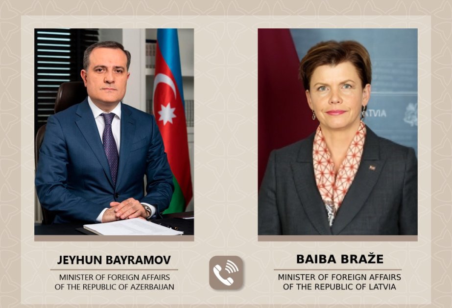 azərbaycanın və latviyanın xarici işlər nazirləri regional təhlükəsizlik məsələlərini müzakirə ediblər