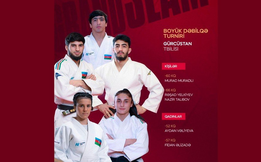 azərbaycan cüdoçuları "böyük dəbilqə" turnirində mübarizəyə başlayır