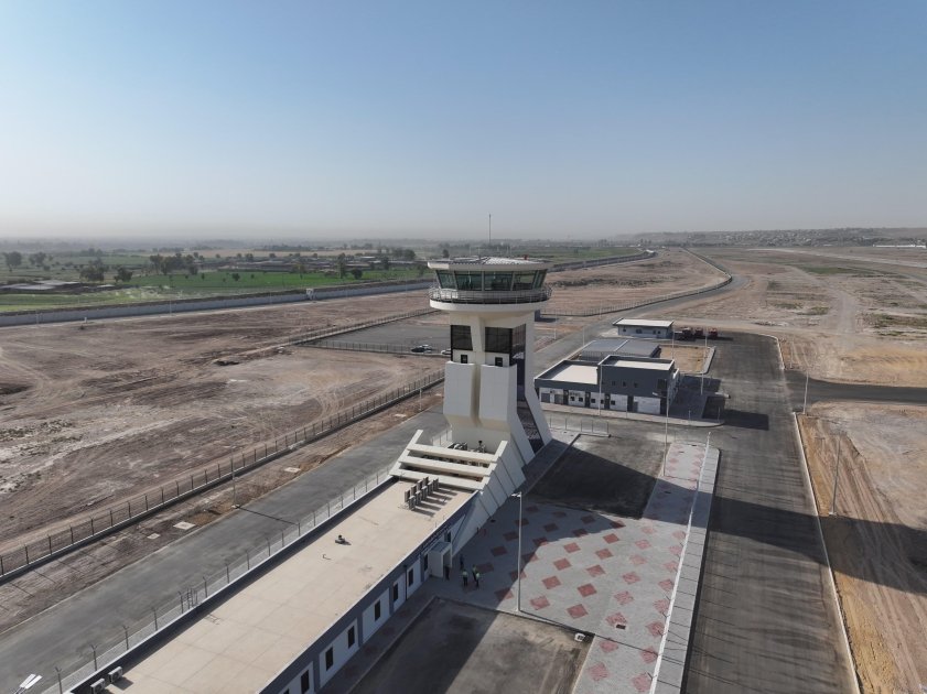 iraqda yenidən qurulan mosul beynəlxalq hava limanının açılışı olub