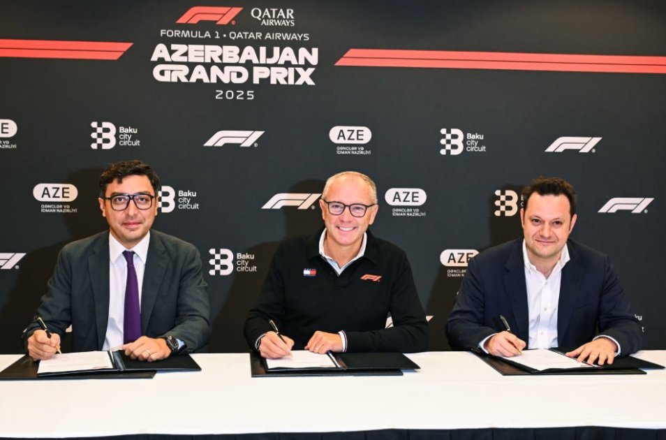 formula 1 üzrə azərbaycan qran-prisinin müqaviləsinin müddəti uzadılıb