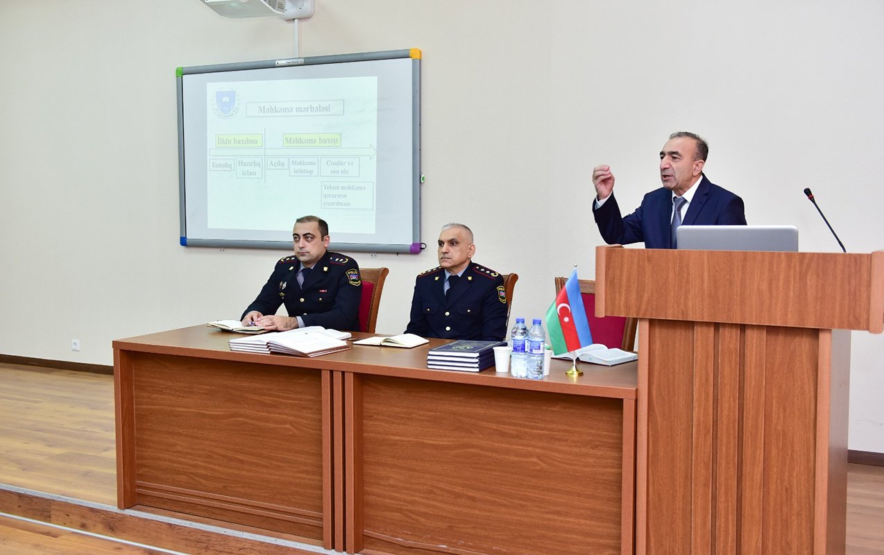 polis akademiyasında interaktiv dərslər - foto