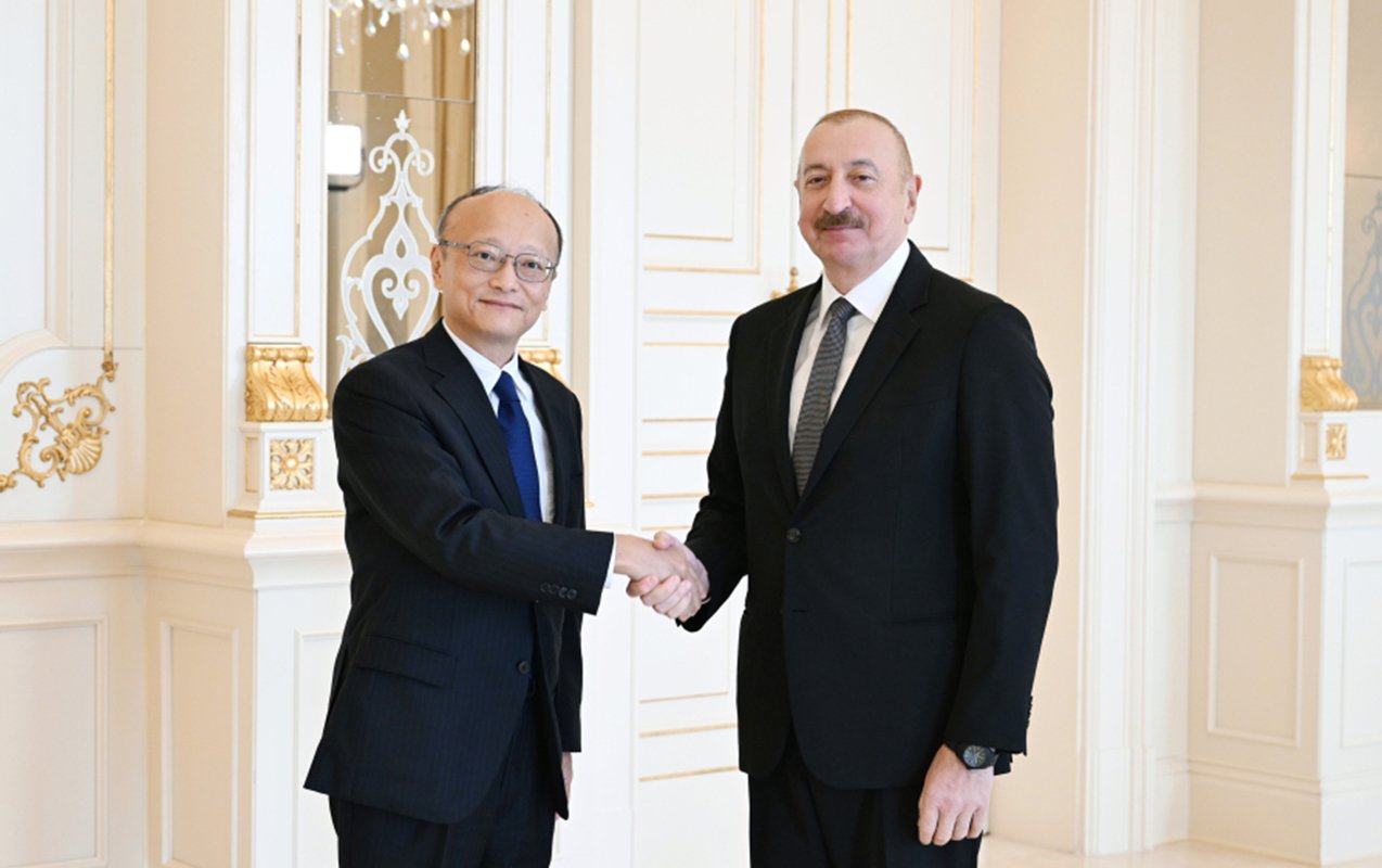 prezident qəbul keçirdi - fotolar