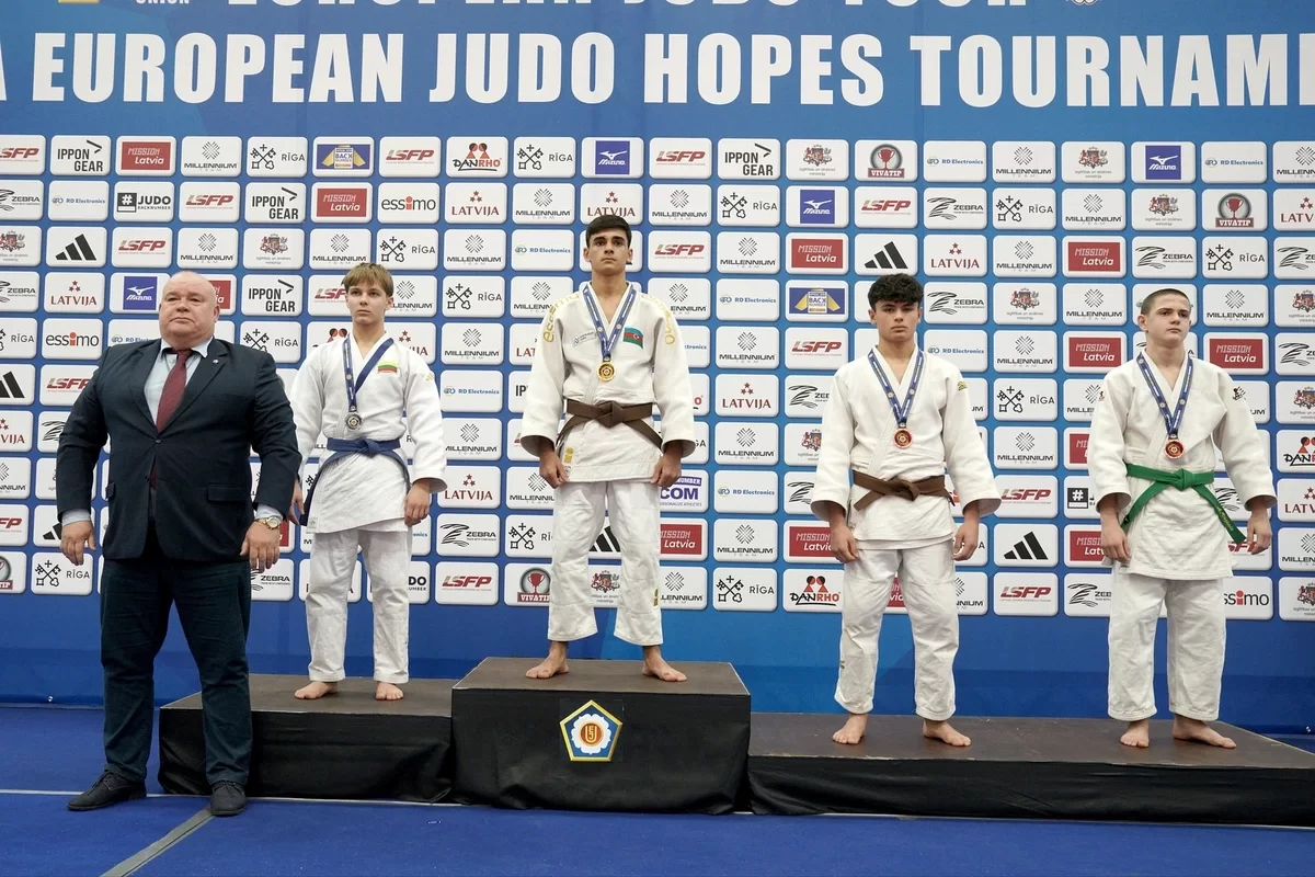 azərbaycan cüdoçuları riqada keçirilən turnirdə dörd medal qazandılar