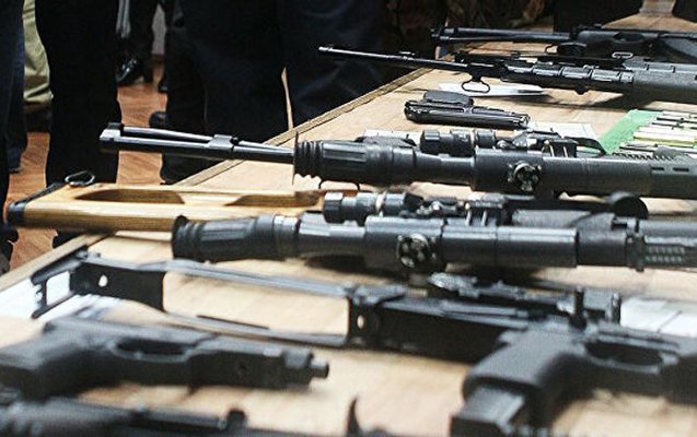 polis qanunsuz saxlanılan odlu silah-sursat aşkar etdi