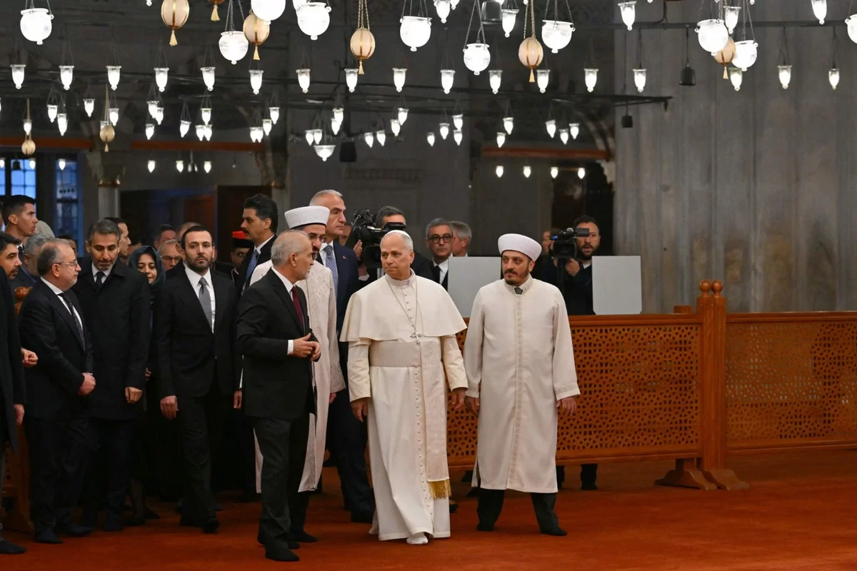 roma papası sultanəhməd məscidini ziyarət etdi