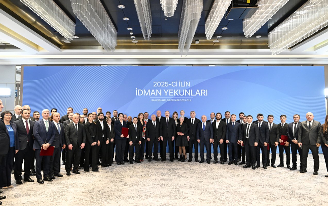 prezident idman yekunlarına həsr olunan tədbirdə