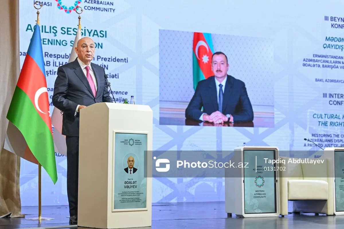 qərbi azərbaycanla bağlı beynəlxalq konfransın yekun sənədi oxunub