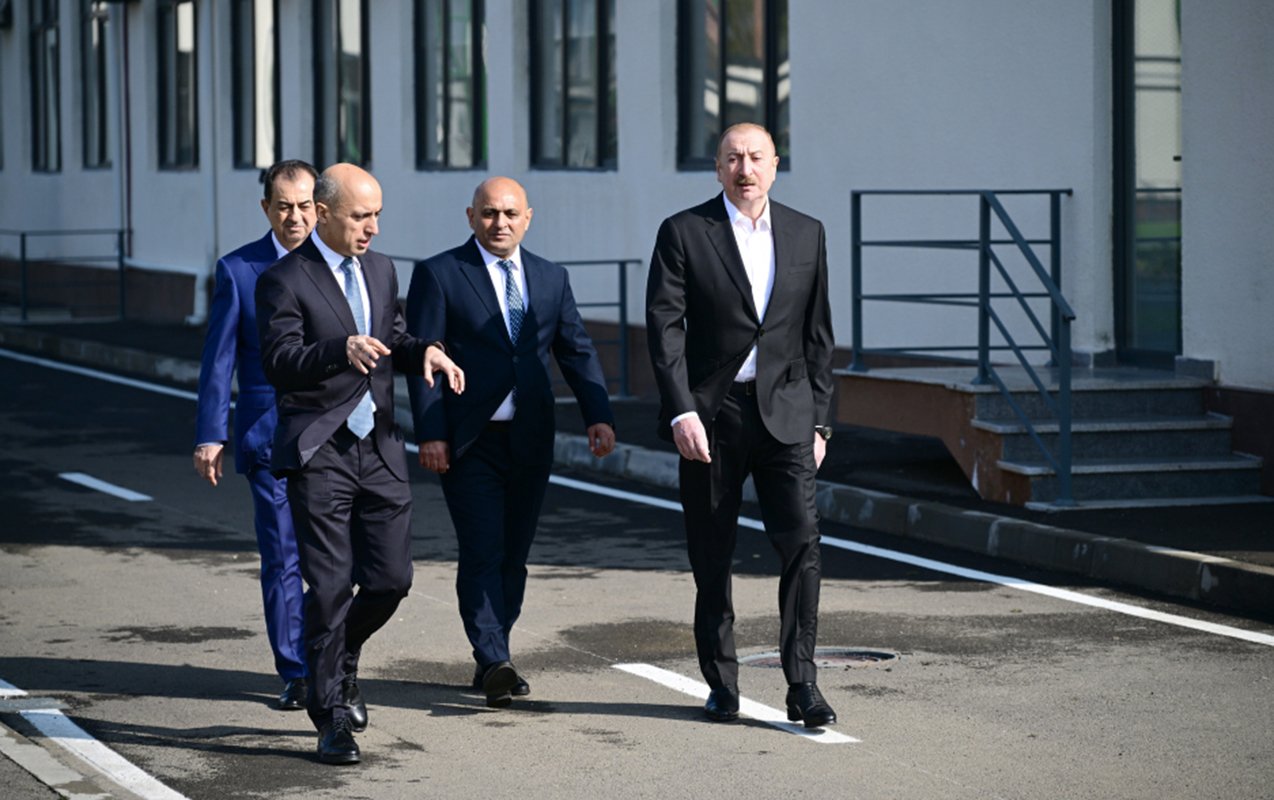 prezident lənkərana getdi - fotolar