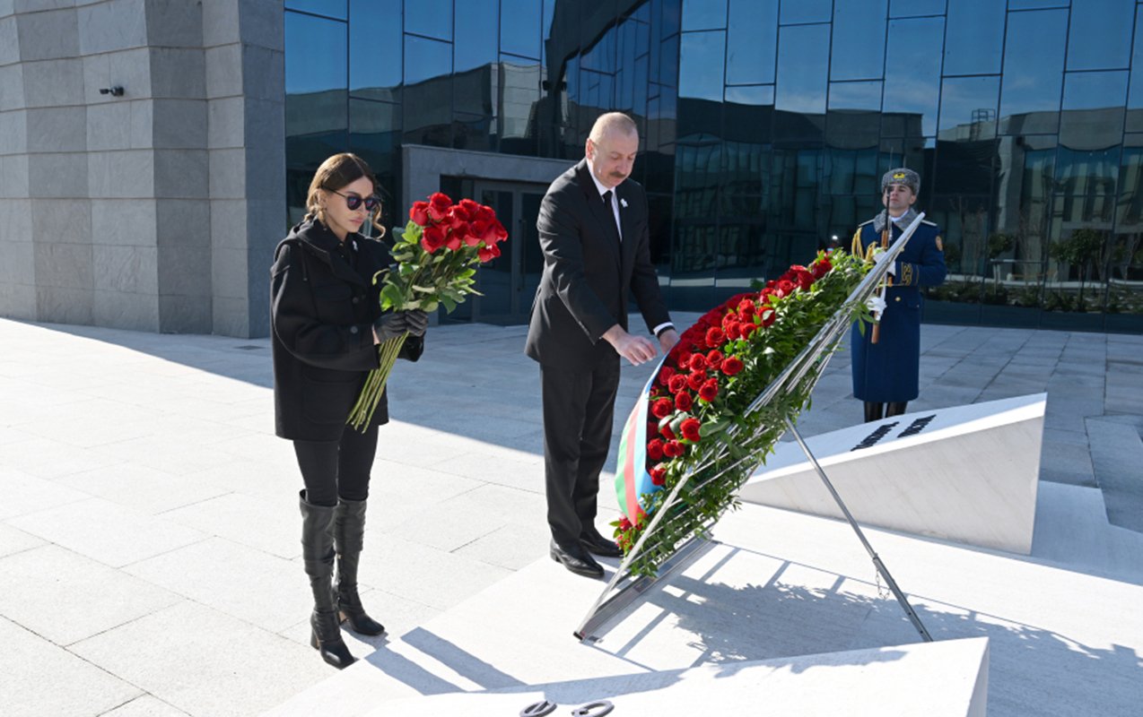 xocalı soyqırımı memorialının açılışından - fotolar