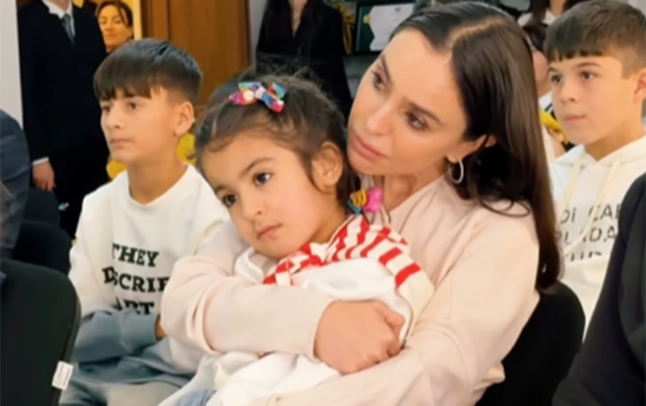 leyla əliyeva gəncə səfərindən video paylaşdı