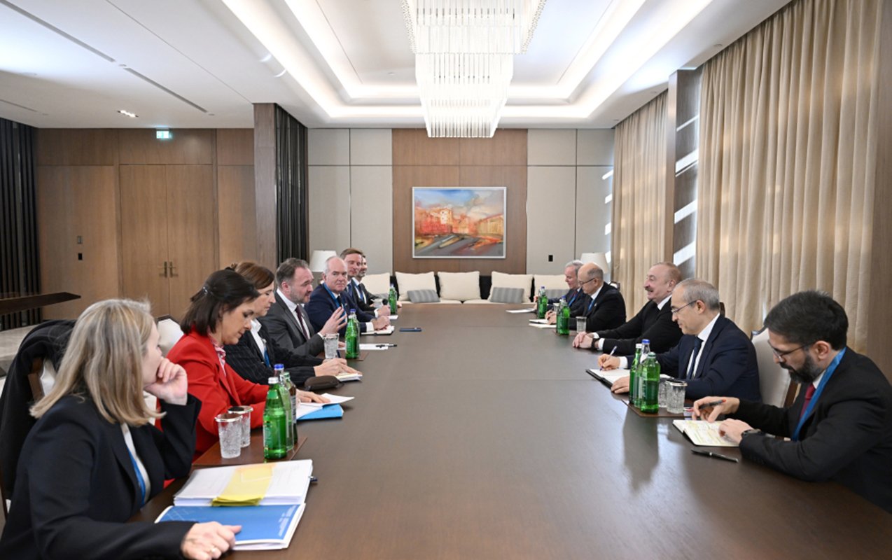 prezident qəbul keçirdi - fotolar