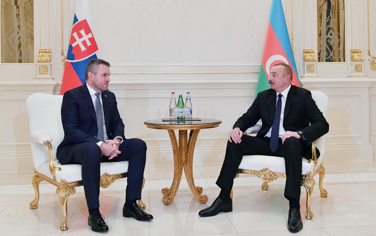 ilham əliyev slovakiya prezidentinə mövqeyinə görə təşəkkür etdi