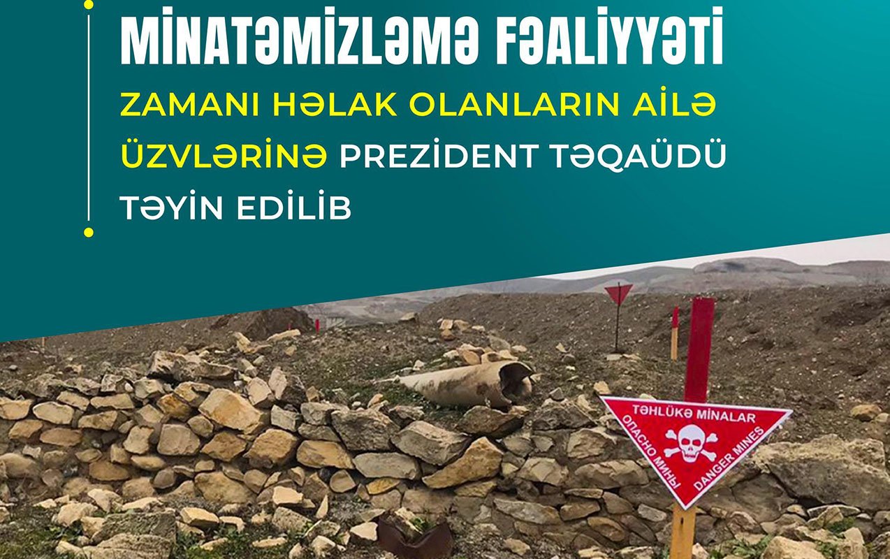 onların ailələrinə prezident təqaüdü təyin edildi