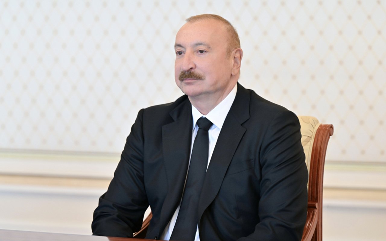 Prezident beynəlxalq qurumların rəhbər şəxslərini qəbul etdi - Fotolar