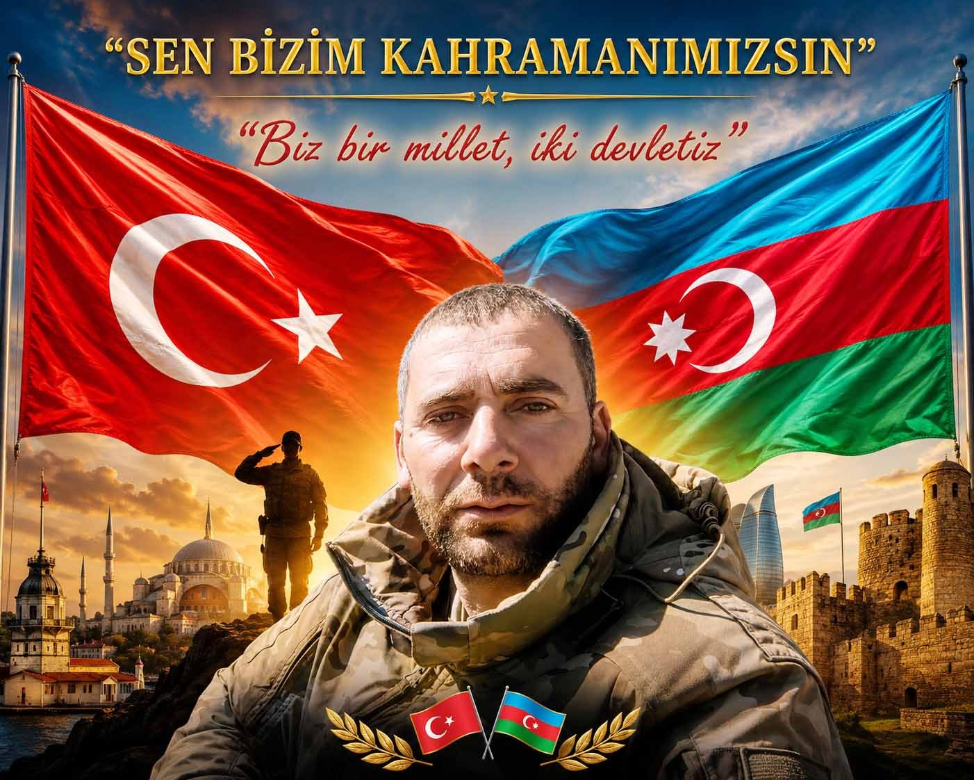 "Sen Bizim Kahramanımızsın" – "Biz bir millet, iki devletiz" ruhunun yaşayan bir temsilcisi