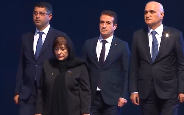 Azərbaycan rəsmiləri Xamenei ilə vida mərasimində - Video - Yenilənib