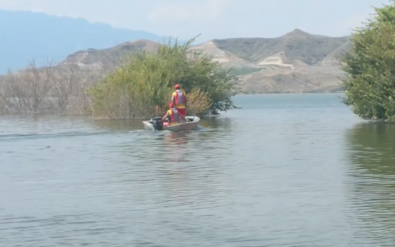 Həkəridə batan kişinin axtarışları davam edir - Video