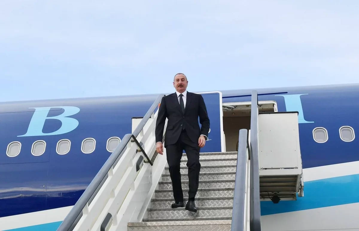 Prezident İlham Əliyev Qırğızıstana işgüzar səfərə gedib