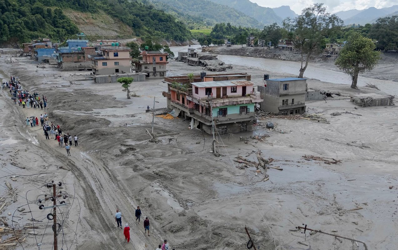 Nepaldakı daşqınlarda ölənlərin sayı artdı